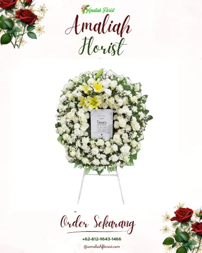 Krans Bunga Duka Cita tegalluar